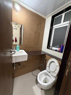 Bathroom in 2 BHK Apartment at Ganga Legend, Bavdhan – for Rent
