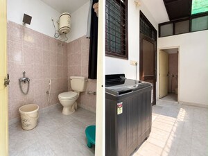 Bathroom in 1 BHK Builder Floor at Palam Vihar – for Rent