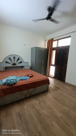 Bedroom in 3 BHK Builder Floor at Sushant Lok I – for Rent
