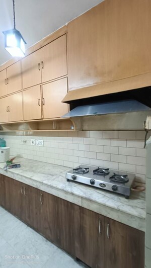 Kitchen in 3 BHK Builder Floor at Sushant Lok I – for Rent