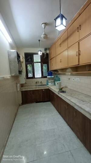 Kitchen in 3 BHK Builder Floor at Sushant Lok I – for Rent