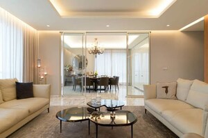 Living Room in 5 BHK Penthouse at SS The Leaf, Sector 85 – for Rent