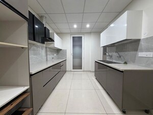 Kitchen in 3 BHK Apartment at Motia Blue Ridge, Dhakoli – for Rent