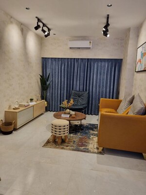 Living Room in 2 BHK Apartment at Vaibhav Queens Park, Chembur – for Sale