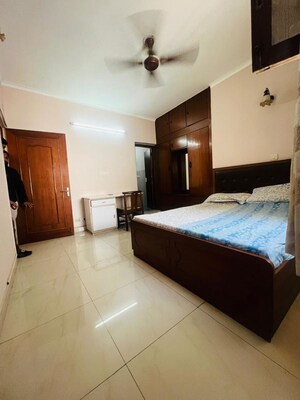 Bedroom in 3 BHK Apartment at Maharishi Dayanand CGHS, Vasant Kunj – for Sale