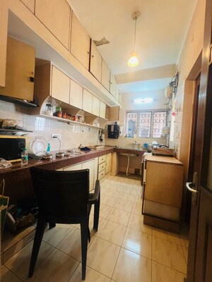 Kitchen in 3 BHK Apartment at Maharishi Dayanand CGHS, Vasant Kunj – for Sale