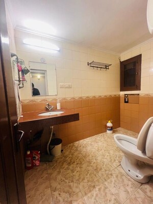 Bathroom in 3 BHK Apartment at Maharishi Dayanand CGHS, Vasant Kunj – for Sale