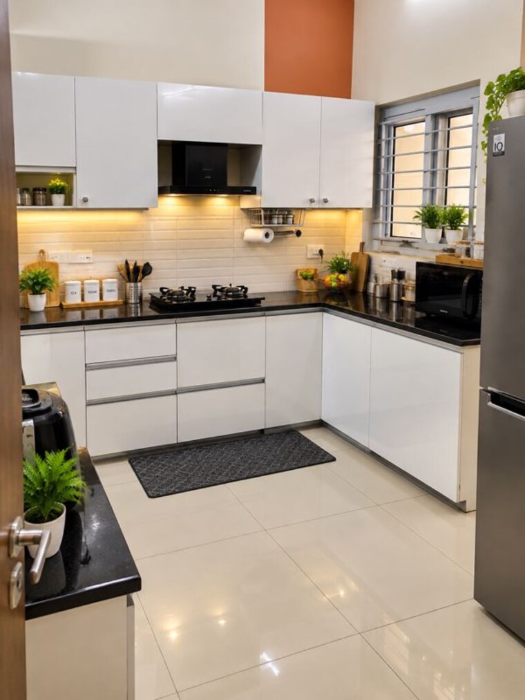 Kitchen, fresh-living-apartments 3 Bedroom 2200 Sq.Ft. Apartment In Madhapur Hyderabad 10677982