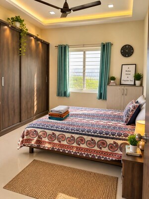 Bedroom in 3 BHK Apartment at Fresh Living Apartments, Madhapur – for Sale