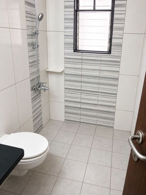 Bathroom in 2 BHK Apartment at Ravetkar Sanket, Kothrud – for Rent