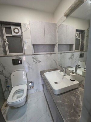 Bathroom in 2 BHK Apartment at Raheja Ridgewood, Goregaon East – for Rent