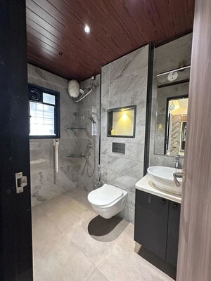 Bathroom in 4 BHK Apartment at Viman Nagar – for Rent
