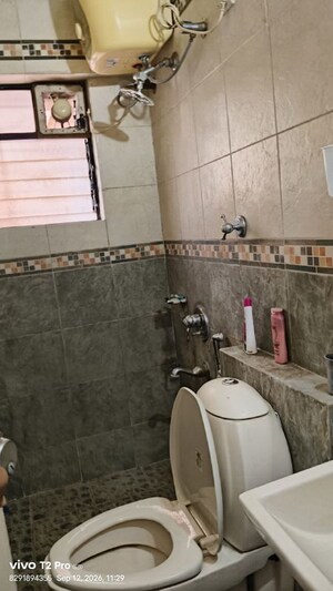 Bathroom in 2.5 BHK Apartment at Kumar Shantiniketan Phase 1, Pashan – for Rent