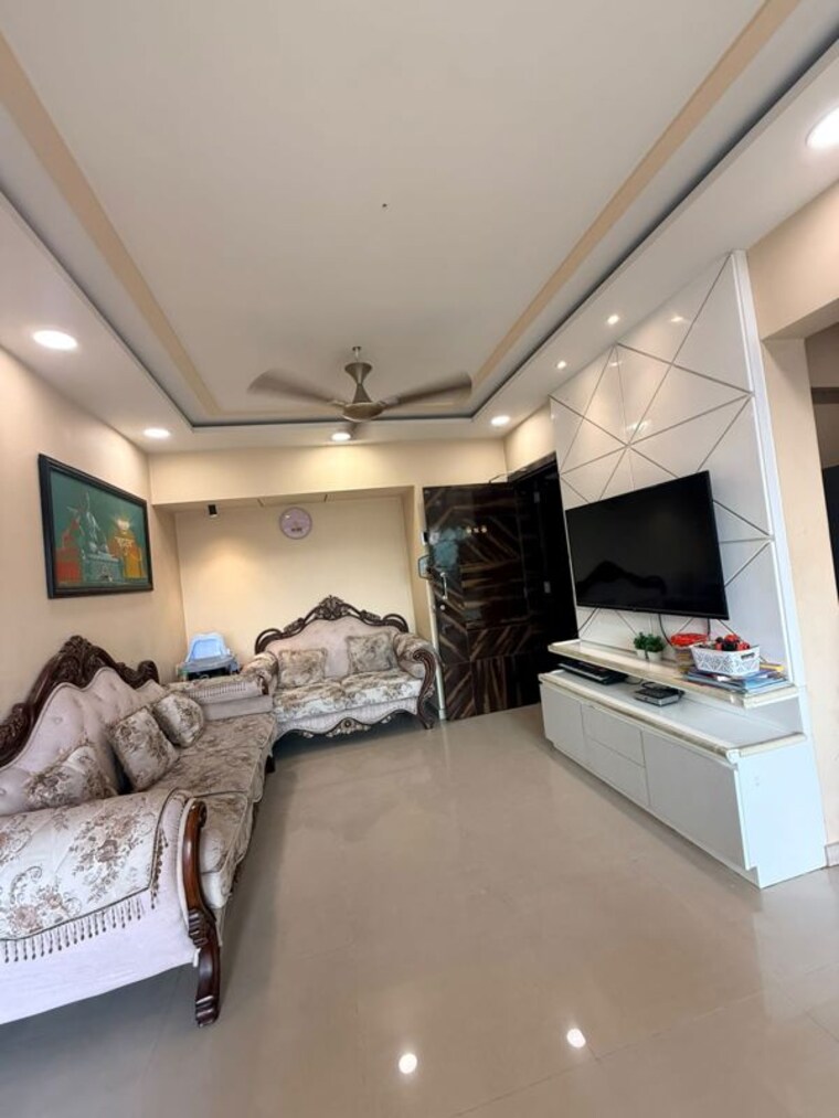 Living Room, man-opus 2 Bedroom 692 Sq.Ft. Apartment In Mira Road Thane 10666620