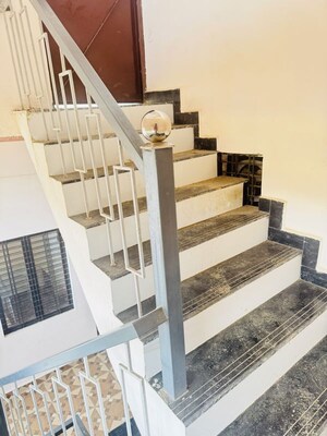Staircase in 1 RK Independent House at Rausar – for Rent