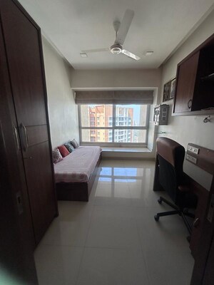 Living Room in 2.5 BHK Apartment at DB Woods, Goregaon East – for Rent