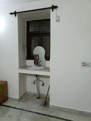 Bathroom in 1 RK Builder Floor at Ignou Road – for Rent