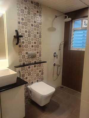 Bathroom in 2 BHK Builder Floor at Meenakshi High Life Towers, Rachenahalli – for Sale