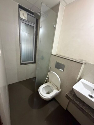 Bathroom in 2 BHK Apartment at Piramal Vaikunth, Balkum Pada – for Rent