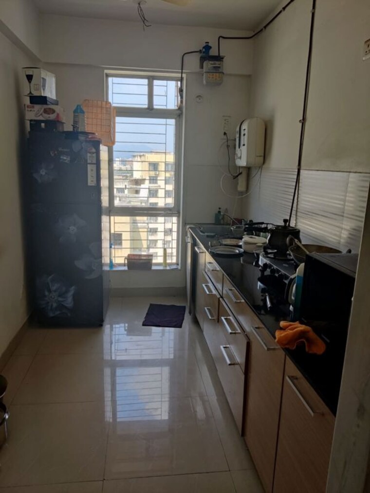Kitchen, nahar-amrit-shakti-water-lily-and-white-lily 2 Bedroom 1105 Sq.Ft. Apartment In Chandivali Mumbai 10678277