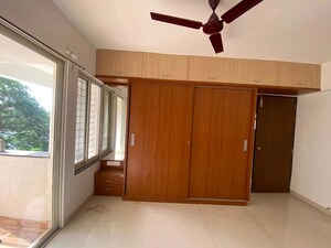 Master Bedroom in 2.5 BHK Apartment at Deshpande Shikshak CHS, Sanewadi – for Rent