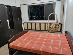 Bedroom in 2 BHK Apartment at Harshvardhan CHS Powai, Powai – for Rent