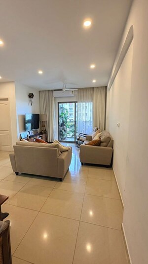 Living Room in 3 BHK Apartment at Goyal Orchid Piccadilly, Thanisandra Main Road – for Rent