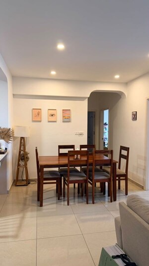 Living Room in 3 BHK Apartment at Goyal Orchid Piccadilly, Thanisandra Main Road – for Rent