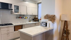 Kitchen in 3 BHK Apartment at Goyal Orchid Piccadilly, Thanisandra Main Road – for Rent