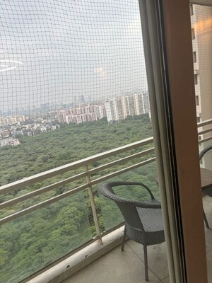 Balcony in 3.5 BHK Apartment at DLF Park Place, Sector 54 – for Rent