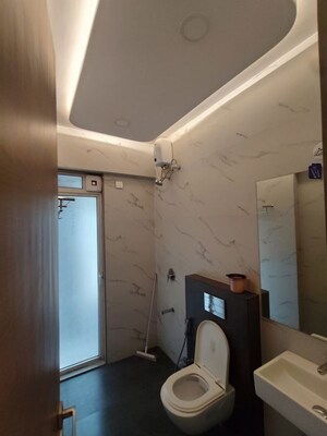 Bathroom in 3 BHK Apartment at Andheri CHS, Andheri West – for Rent
