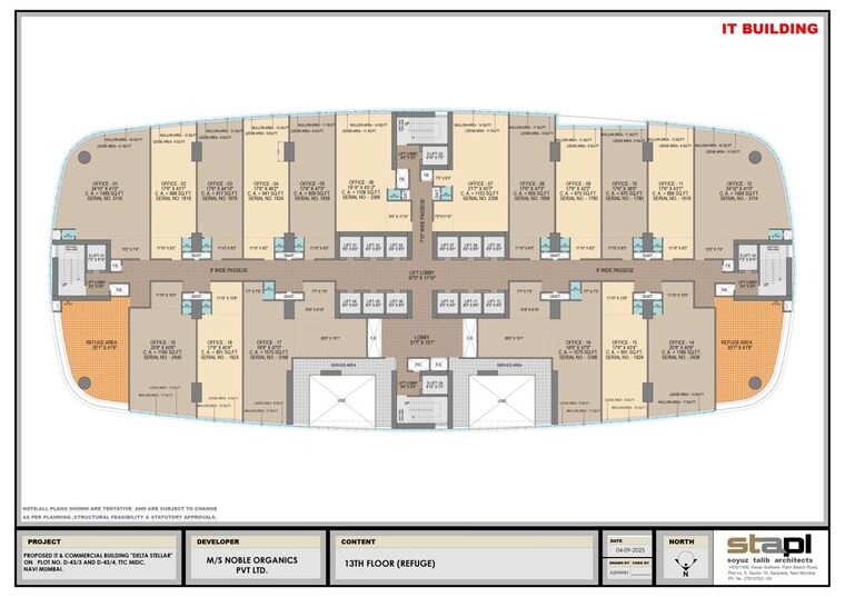 Floor Plan, midc industrial area Commercial Office Space 1880 Sq.Ft. In Midc Industrial Area Navi Mumbai 10678425