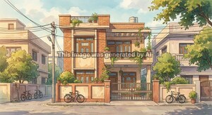 Independent House – Exterior View View at New Shiv Puri - for Sale