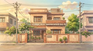  Independent House – Exterior View View at New Basant Vihar - for Sale