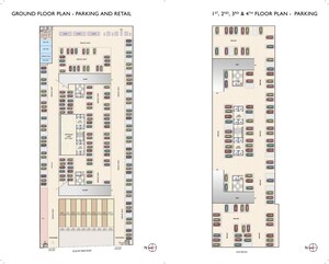 Floor Plan in  Office Space at Dream Apex 24 High, Nerul – for Sale