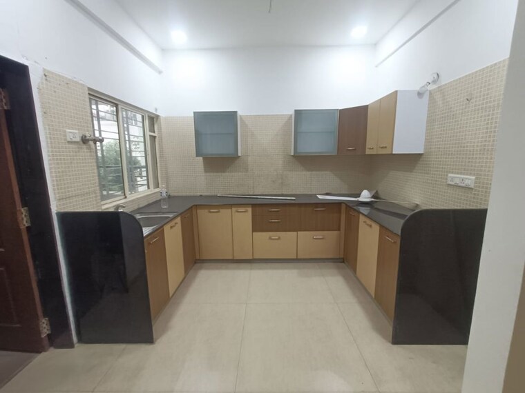 Kitchen, bell-flower 3 Bedroom 2058 Sq.Ft. Apartment In Baner Pune 10678450
