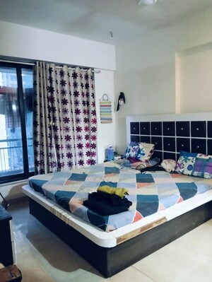 Bedroom in 3.5 BHK Apartment at Omkar Alta Monte, Malad East – for Rent