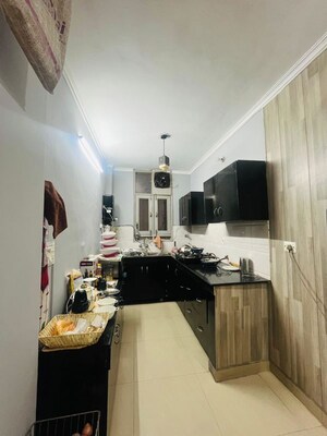 Kitchen in 3 BHK Apartment at Prem Satyam Swastik Apartment, Patiala Road – for Rent