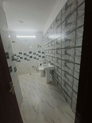Bathroom in 3 BHK Apartment at Chattarpur – for Rent