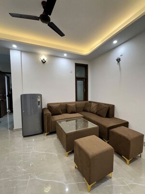 Living Room in 2 BHK Apartment at Chattarpur – for Rent