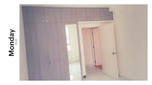 Building Lobby in 2 BHK Apartment at Mantri Lithos, Thanisandra – for Rent