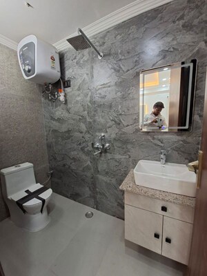 Bathroom in 3 BHK Apartment at Rajpur – for Sale