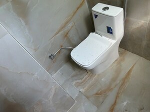 Bathroom in 3 BHK Builder Floor at Guru Nanak Enclave, Dhakoli – for Sale