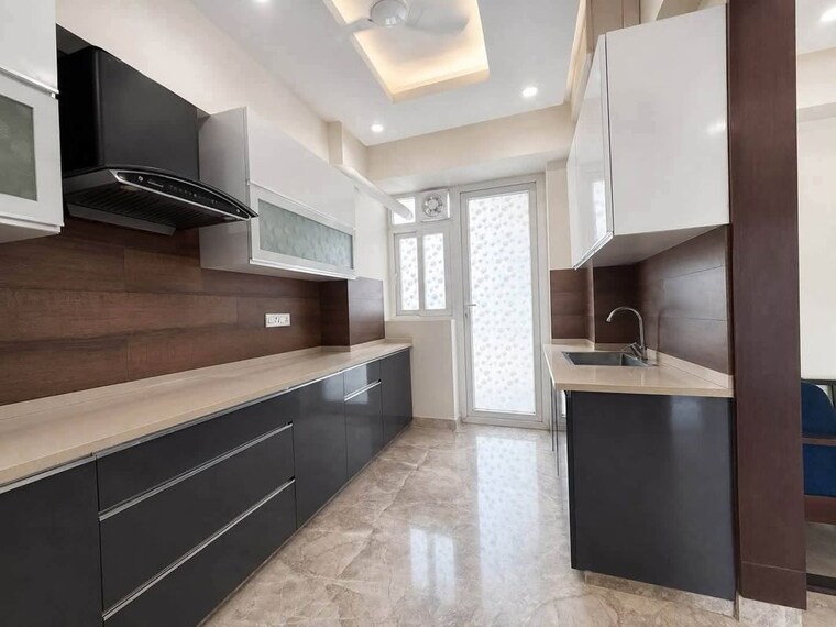 Kitchen, ansal-sushant-apartments 3 Bedroom 300 Sq.Ft. Builder Floor In Sushant Lok I Gurgaon 10678650