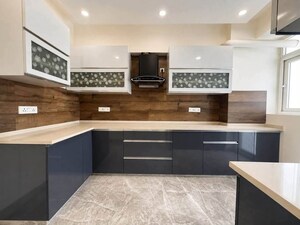 Kitchen in 3 BHK Builder Floor at Ansal Sushant Apartments, Sushant Lok I – for Rent
