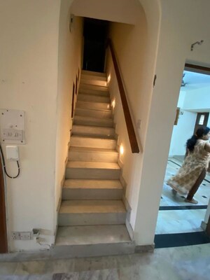 Staircase in 3 BHK Apartment at Sarita Vihar – for Sale