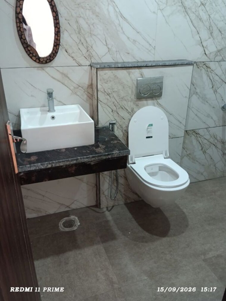 Bathroom, ambala highway 3 Bedroom 1250 Sq.Ft. Builder Floor In Ambala Highway Zirakpur 10678651