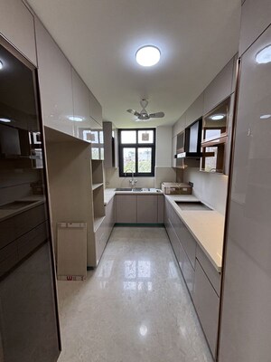 Kitchen in 4 BHK Builder Floor at Shivalik Colony – for Sale
