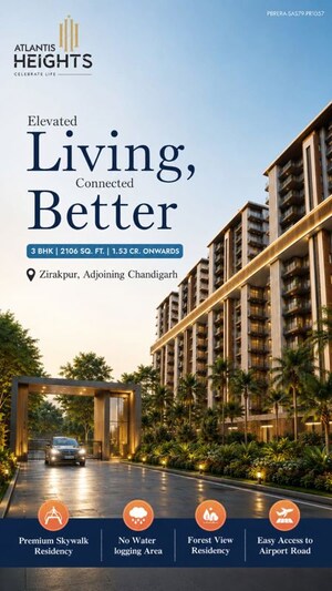 3 BHK Apartment For Sale in Krishna Atlantis Heights, High Ground