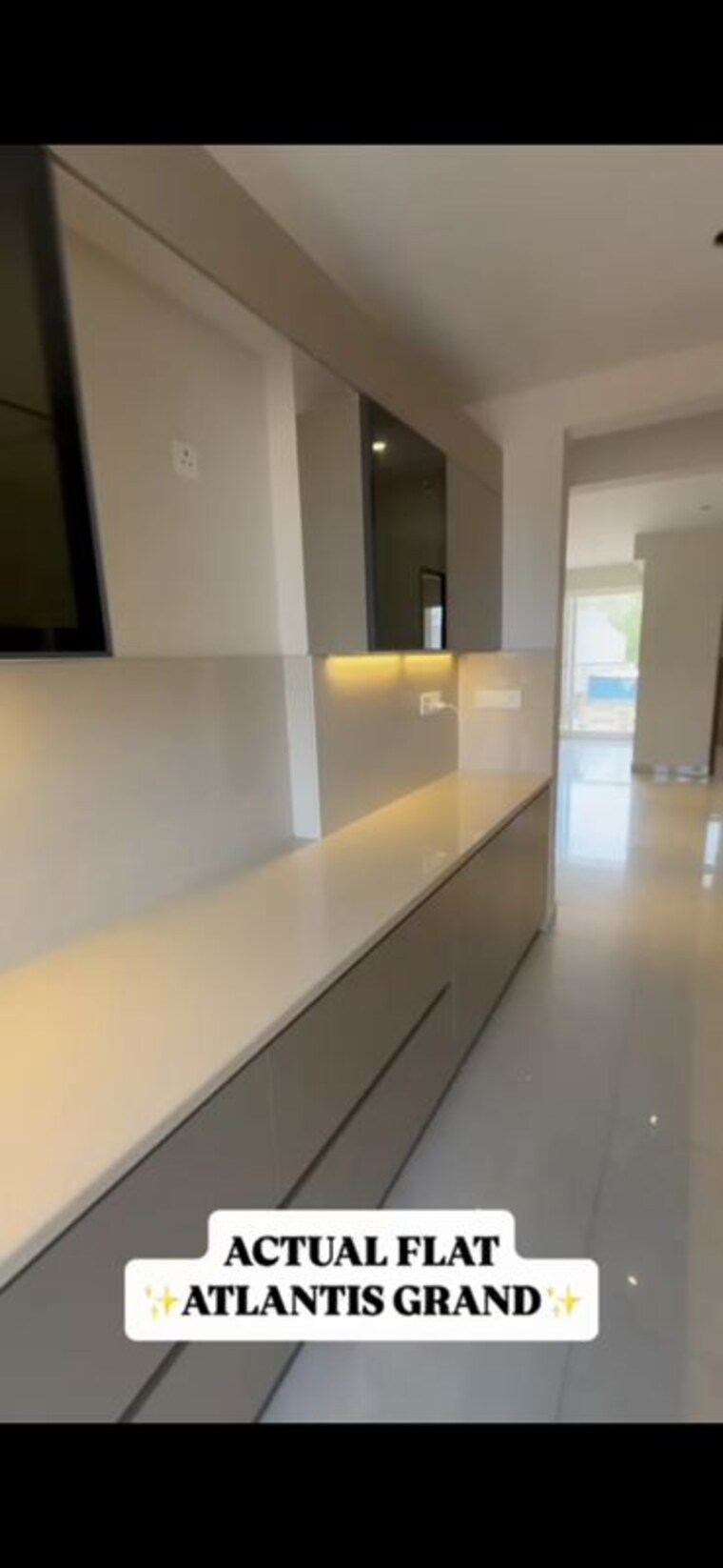 Kitchen, krishna-atlantis-heights 3 Bedroom 1850 Sq.Ft. Apartment In High Ground Zirakpur 10678739